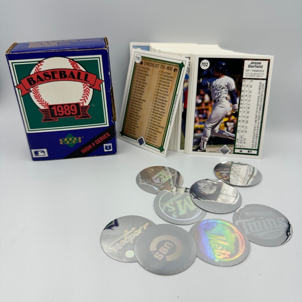 1989 Baseball Card Set Upper Deck High # Series MLB Cards 701-800